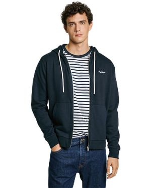 Pepe Jeans Essential Full Zip Sweatshirt M - Blau