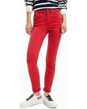 Desigual Denim_lia 3061 Casual Pants - Rot