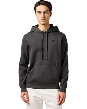 Wrangler Sign Off Hoodie Hooded Sweatshirt - Black