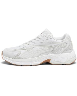 PUMA Teveris Nitro Corduroy Grey Trainers - White