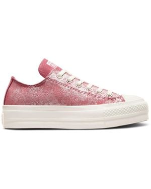 Converse Chuck Taylor All Star Move High Top Platform Trainers - Pink