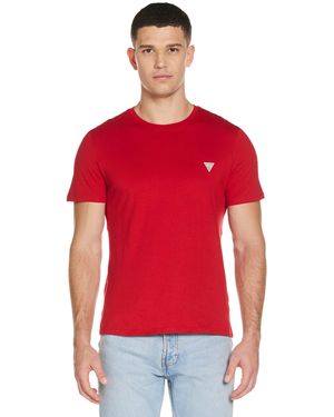 Guess Jeans M1RI36I3Z11 T-Shirt iche Corte Uomo Rosso TLRD 2XL