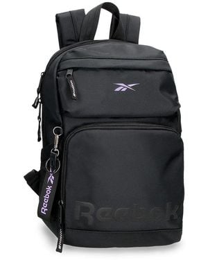Reebok Linden Mochila para Portátil Negro 25x36x10 cms Poliéster 9L