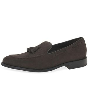 Clarks Craftarlo Trim S Tassel Loafers 8.5 Dark Brown Suede