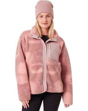 Roxy Standard Bonded Jacket – Oversized - Pink