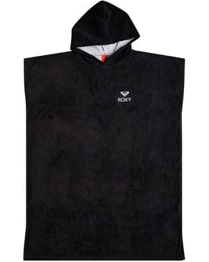 Roxy Sunny Joy Poncho da Donna - Nero