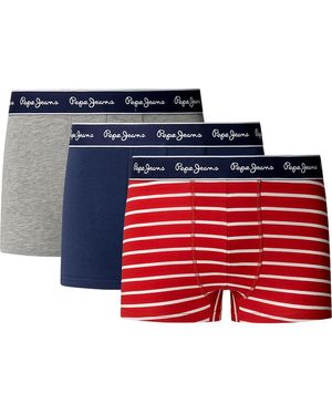 Pepe Jeans Stripes Tk 3p Shorts - Rot