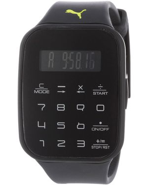 PUMA TIME Orologio Digitale Al quarzo Uomo con Cinturino in Silicone A.PU910531001 - Nero