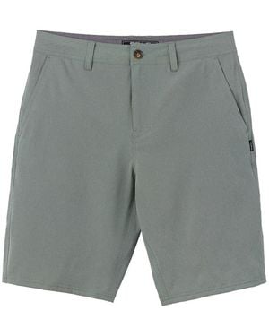 O'neill Sportswear Pantaloncini ibridi da uomo Reserve Light Check 21 - Grigio