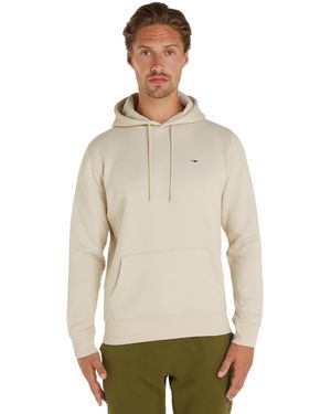 Tommy Hilfiger Felpa con Cappuccio Tjm Regular Fleece Maglia di Tuta - Neutro