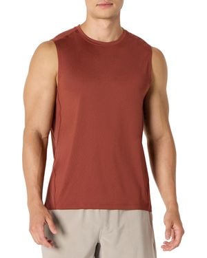 Amazon Essentials Muscle-Shirt aus Tech-Stretch - Rot