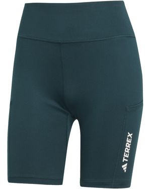 adidas Terrex Multi 8inch Tight Shorts - Blauw