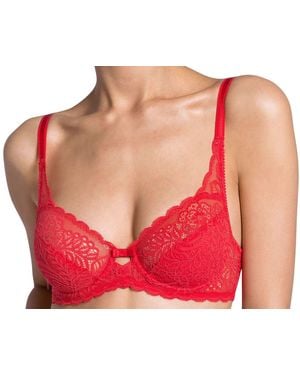 Triumph Amourette Spotlight W Push-up Plain Everyday Bra - Red