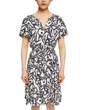 Esprit 052EO1E315 Vestito - Bianco