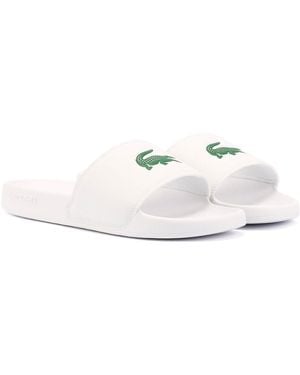 Lacoste Serve Slide 0.0 Sandales Blanches Pour s - EUR 39.5