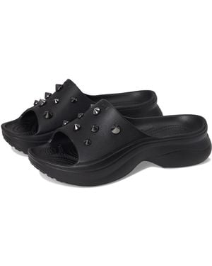 Crocs™ Bae Slide Sandals, Synthetic - Black