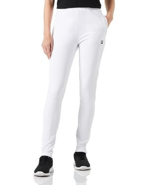 Fila Benidorm Track Pantaloni Eleganti da Uomo - Bianco
