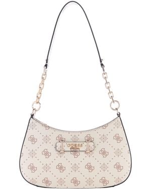 Guess Borsa a tracolla Carrie Quattro G - Bianco