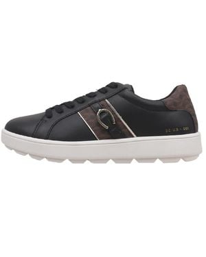 Geox D SPHERICA ECUB-1 A SNEAKER FLACH - Schwarz