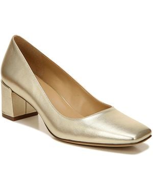 Naturalizer S Karina Shoes Champagne Gold Leather 7 W - Multicolor
