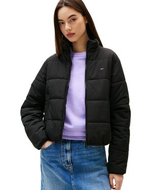 Tommy Hilfiger Pufferjacke mit Stehkragen - Blau