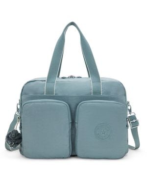 Kipling Weekend Bag Defea Xl Relaxed Grey Medium - Blue