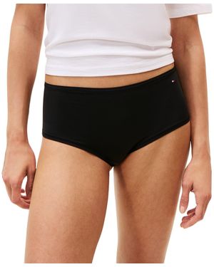 Tommy Hilfiger Slip Bikini Taille Haute - Noir
