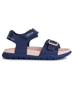 Geox J Sandal Fusbetto Gi - Blu