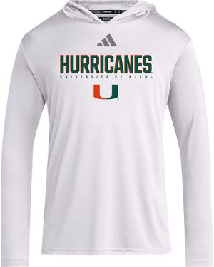adidas Ncaa 25/26 Designed For Training Lightweight Hoodie Hooded Sweatshirt - White
