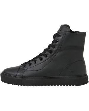G-Star Rocup High Tonal Nap Shoes - Black
