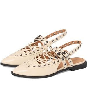 Steve Madden Galanti Dress Flat Shoes, Synthetic - Metallic
