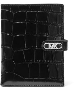 Michael Kors Empire Medium Tab Passport Wallet - Schwarz