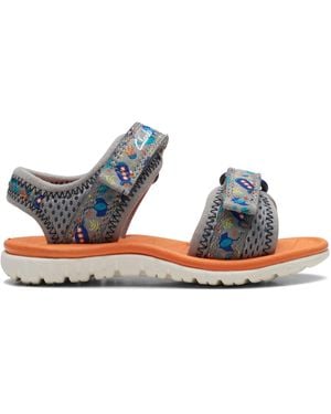 Clarks Surfing Tide T Sandal - Grey