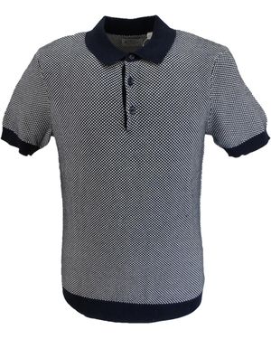 Ben Sherman S Knitted Textured Polo Shirt - Grey