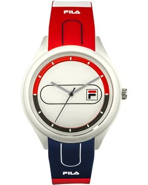 Fila 321-001 - Orologio Sportivo per ragazzi - Orologio al quarzo con cassa in resina- Cinturino in silicone - Rosso