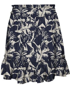 Vero Moda VMJOSIE HW Short Skirt WVN GA - Blau
