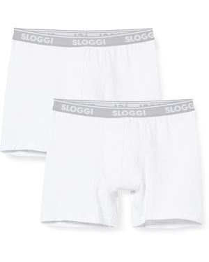 Triumph Sloggi men GO ABC H Short 2P - Bianco