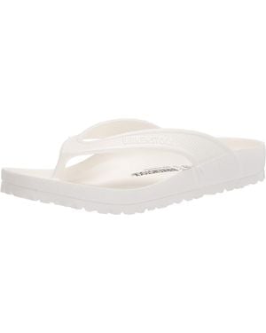 Birkenstock Honolulu Eva White Flip Flops - Black
