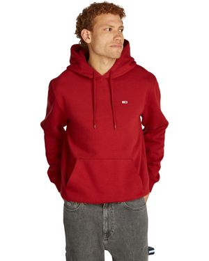 Tommy Hilfiger Tjm Reg S Flag Hoodie Dm0dm20742 - Rosso