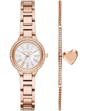 Michael Kors Taryn Quartz Watch with Stainless-Steel-Plated Strap - Metallizzato
