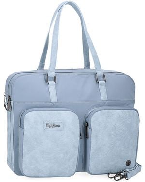 Pepe Jeans Jana Laptoptas 39,6 Cm - Blauw