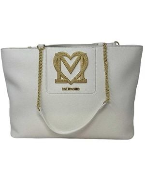 Love Moschino Borsa A Spalla Shoulder Bag - Grey