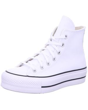 Converse Chuck Taylor All Star Lift Clean Hi-top Trainers - White