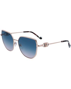 Liu Jo Liu Jo Occhiali da Sole LJ154S BLUSH GOLD/BLUE SHADED 57/18/140 donna - Nero