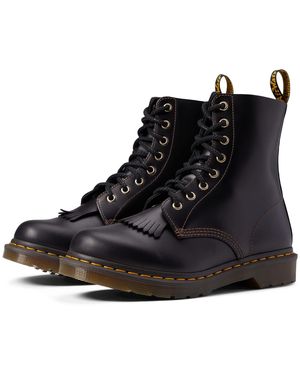 Dr. Martens Stivali di moda in pizzo da donna - Nero