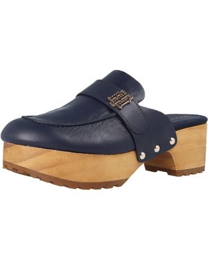 Tommy Hilfiger Shoes Hardware Mid Heel Cl Größe 37 EU Beige - Blau