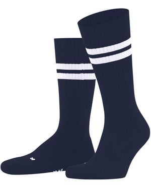 FALKE Dynamic U So Cotton Patterned Socks - Blue