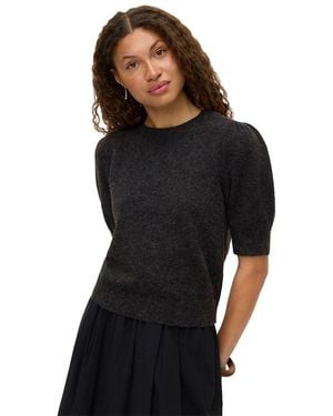 Vero Moda Vmdoffy 2/4 O-neck Pullover Ga Noos - Black