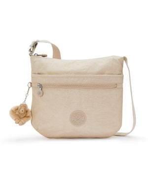 Kipling Arto Medium Crossbody - Natural