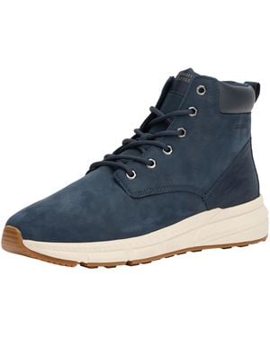 Tommy Hilfiger 's Light Hybrid Leather Ankle Boots - Blue